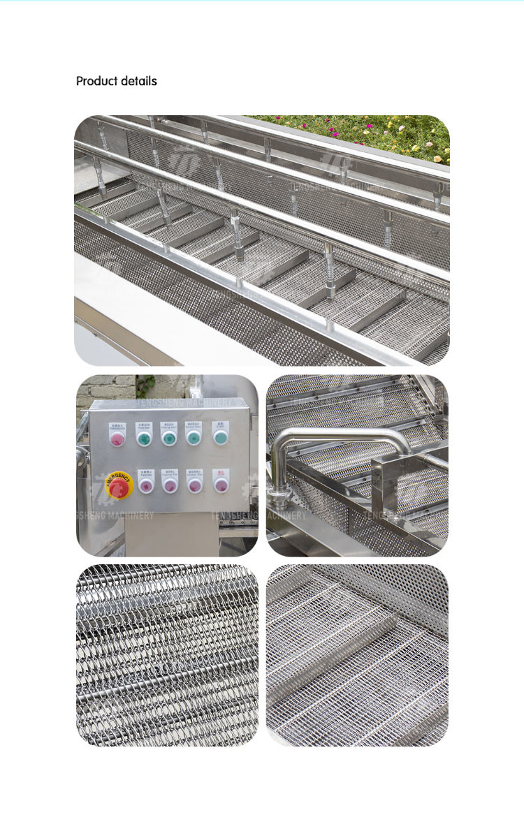 240KG Commercial vegetable and vegetable washing machine bubble washing machine manufacturers supply washing machine