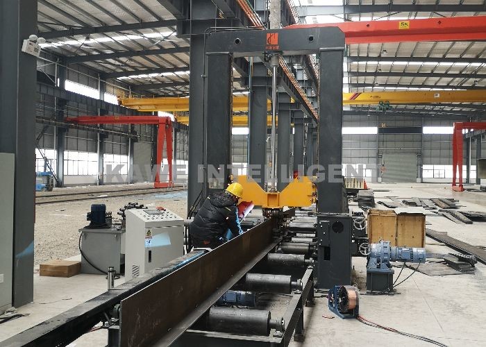500-800mm/Min H Beam Assembly Machine Web Height 200-1500mm
