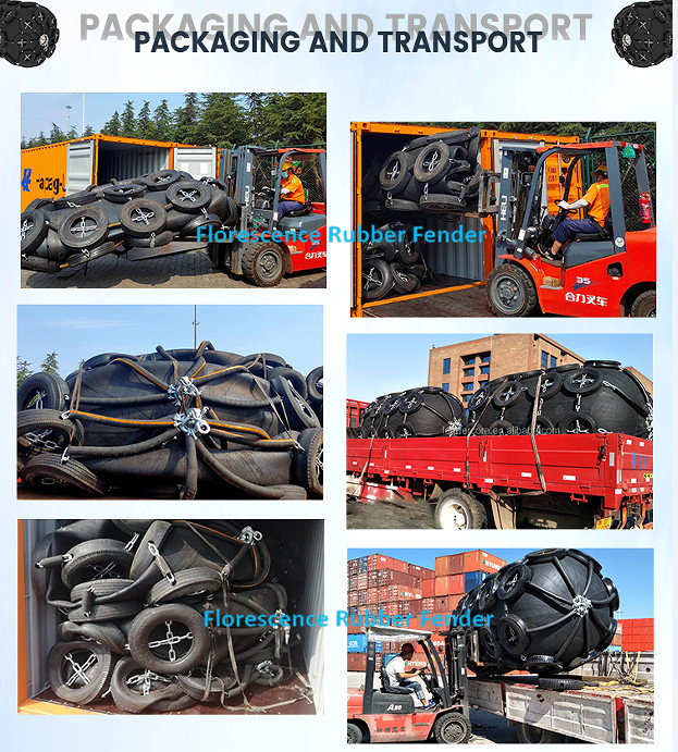 LNG Ship Boat Defence Marine Pneumatic Rubber Fender D3.3L6.5m