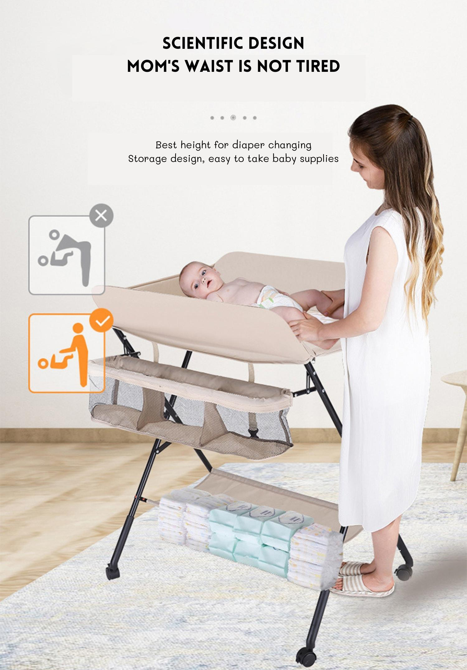 Eco-friendly Baby Changing Table for Sustainable Parenting Safety for Babies and Environment