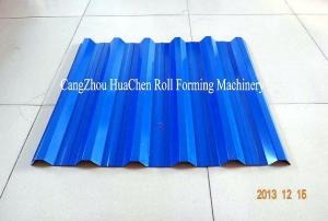 China Single layer Roofing Sheet Roll Forming Machine with hydraulic motor control on sale