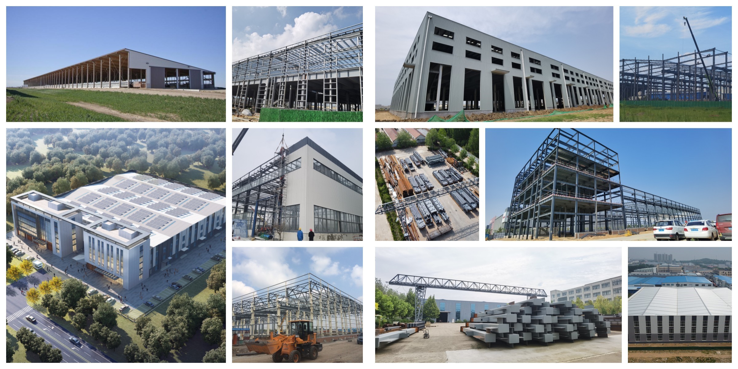 Low Cost Prefabricated Steel Structure Warehouse Fast Construction Speed High Degree Customization