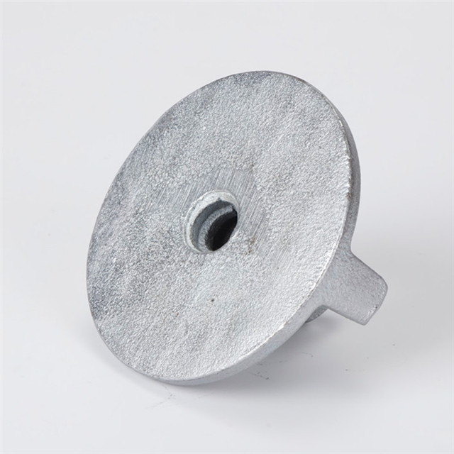 15/17mm Tie Rod Wing Nut Custom Concrete Walls Electro Galvanized