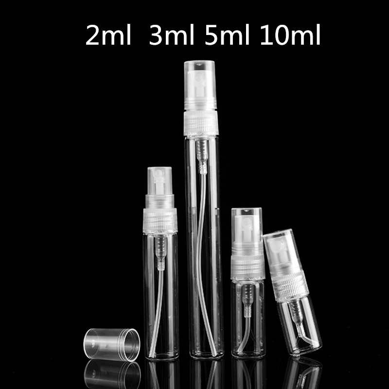 Transparent Pocket Perfume Refillable Spray Bottle Portable Outgoing Use