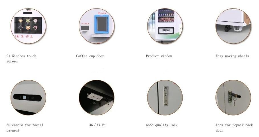 Convenience Store Automatic Snack And Drink Combo Advertisement Self-Service Vending Machine