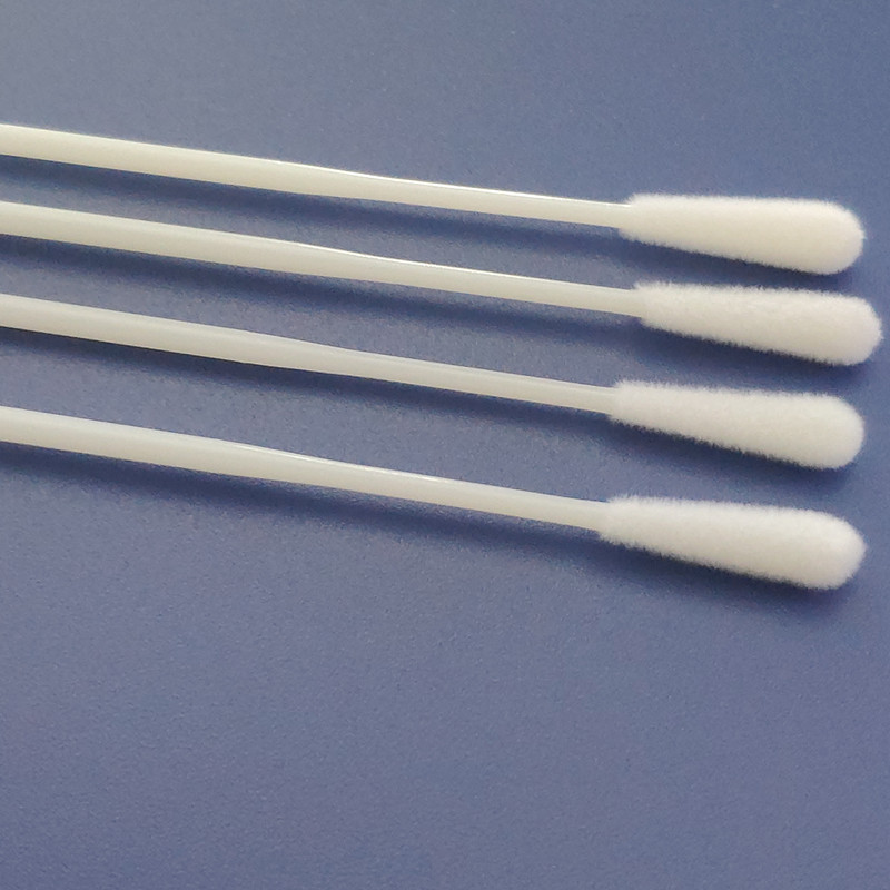 ABS Handle Nylon Flocked Nasopharyngeal Swab For Influenza
