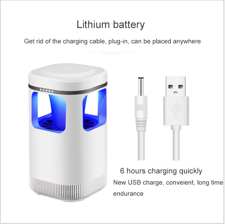 Foshan supplier rechargeable USB photocatalysis insect killer lamp LED cordless bug zapper