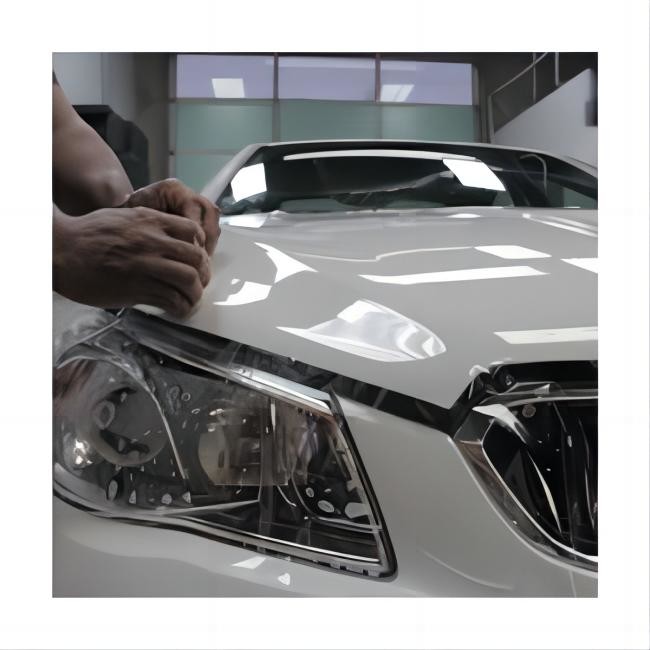 Self Healing Scratch Black TPU PPF Film 1.52*15m Car Paint Wrapping 130μm 42N Tear strength