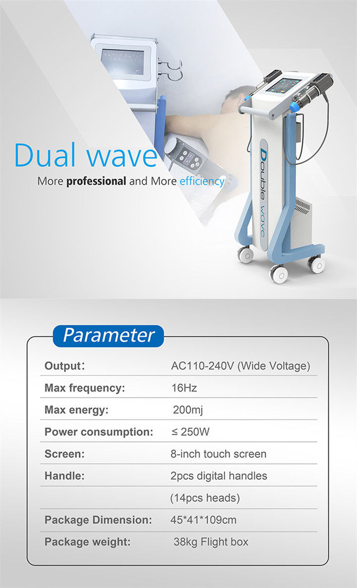 1Hz Dual Wave Electromagnetic Therapy Machine With 8 Inch Touch Screen