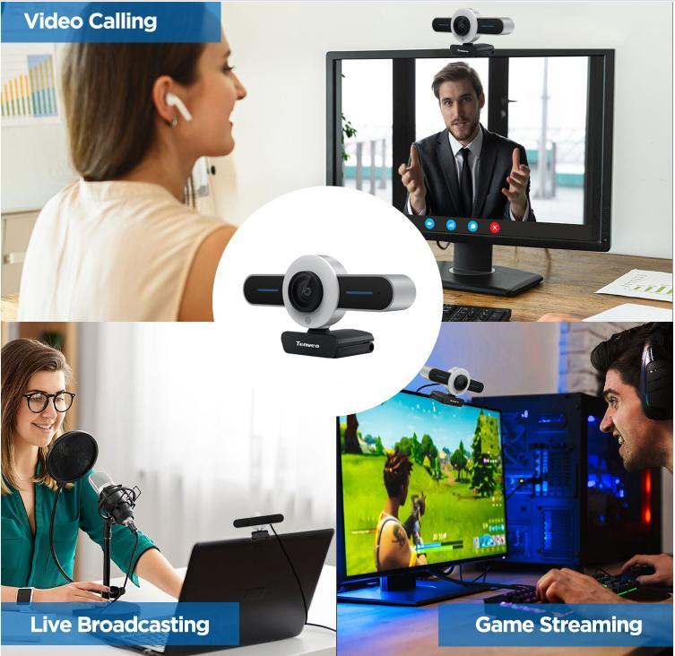 Live Streaming Webcam Light Correction & Autofocus Web Camera