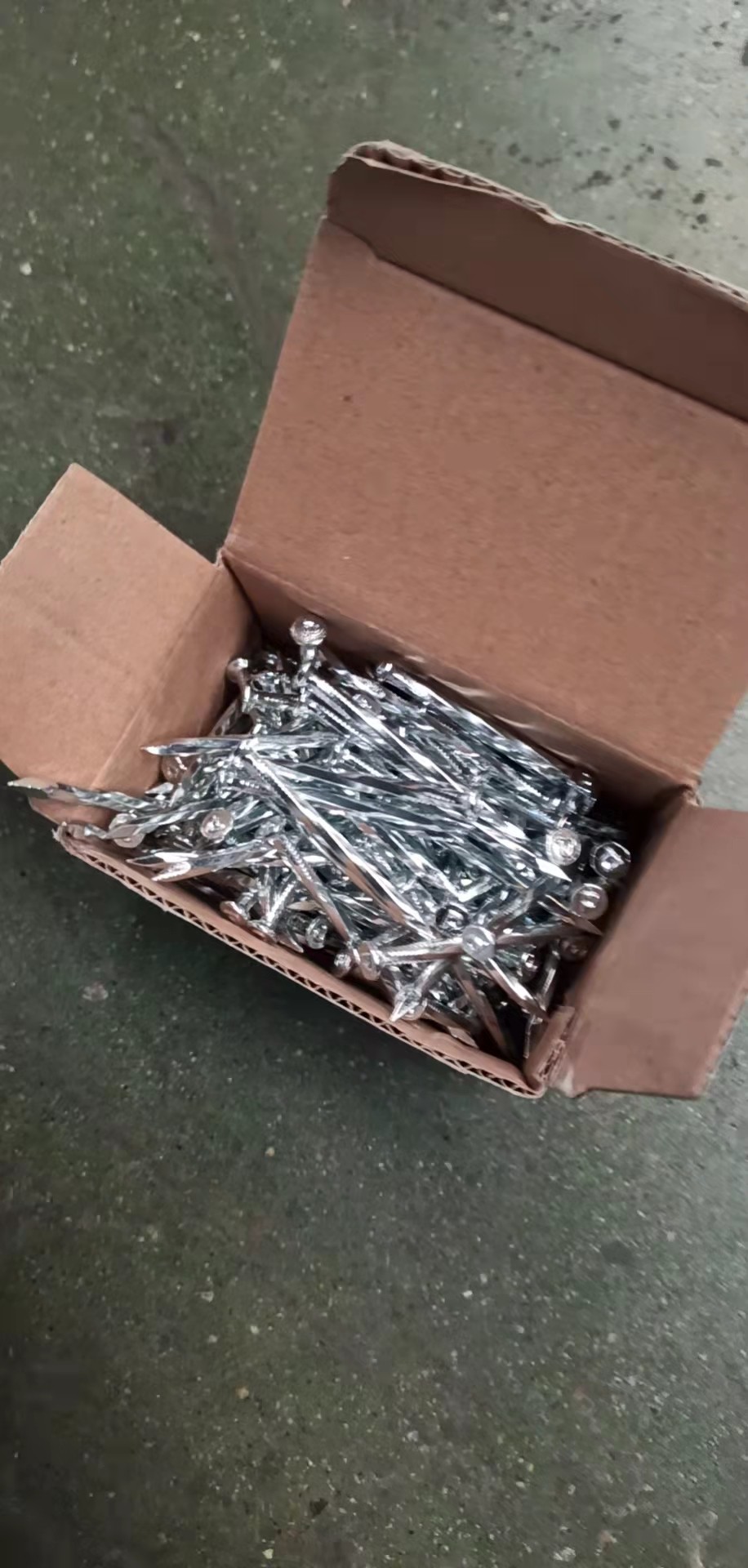 Customized Steel Concrete Nails High Carbon Angular Spiral Concrete Nails