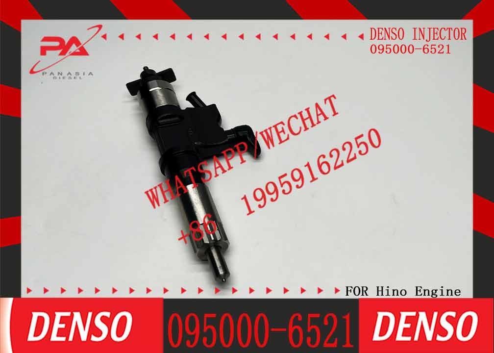 High Quality New Common Rail Injector Diesel Fuel Injector Nozzle Assembly 095000-6521 For HINO TOYOTA