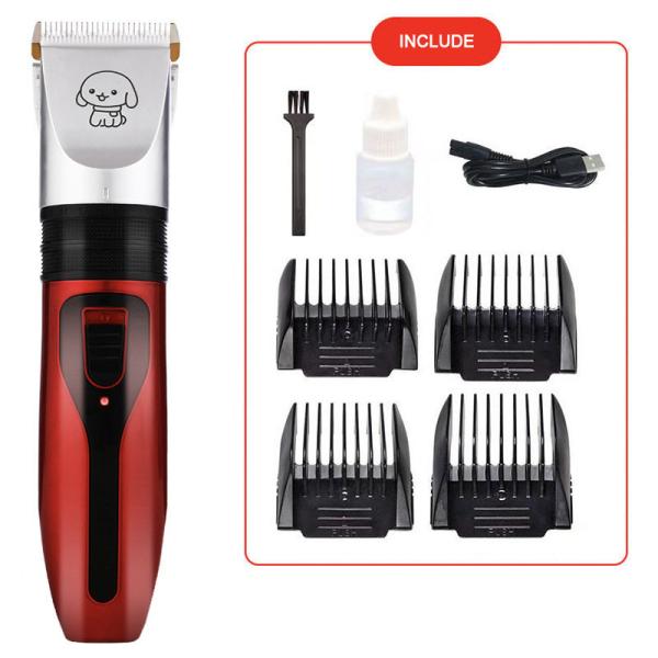 Quality 1500mA Battery Pets Hair Trimmer Cordless Dog Clippers Rechargeable Ceramic Blade for sale