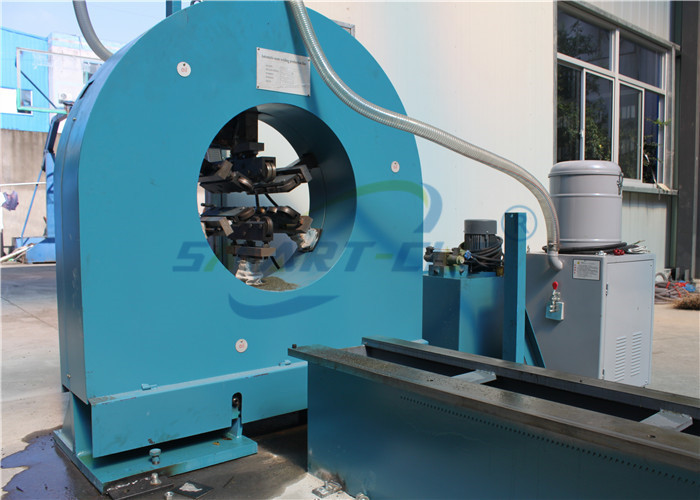 Light Pole Hydraulic Auto Welding Machine With Speed Adjustable Motor