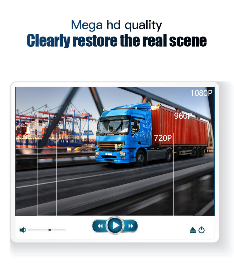9V To 36V Wifi Car Cameras Dash Cam With GPS Navigation 5pcs