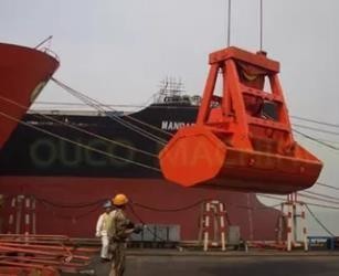 High Performance Mechanical Grab Bucket Durable For Vessel Unloading