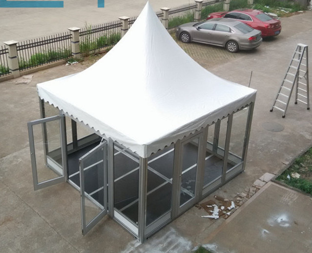 Pogada Aluminum Frame Tent With Glass Walls Party Events Customed