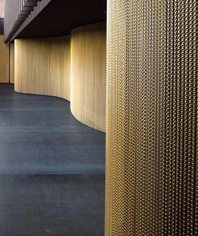 Door Curtain 1.6mm Decorative Mesh Architectural Stainless Steel Wire Screen