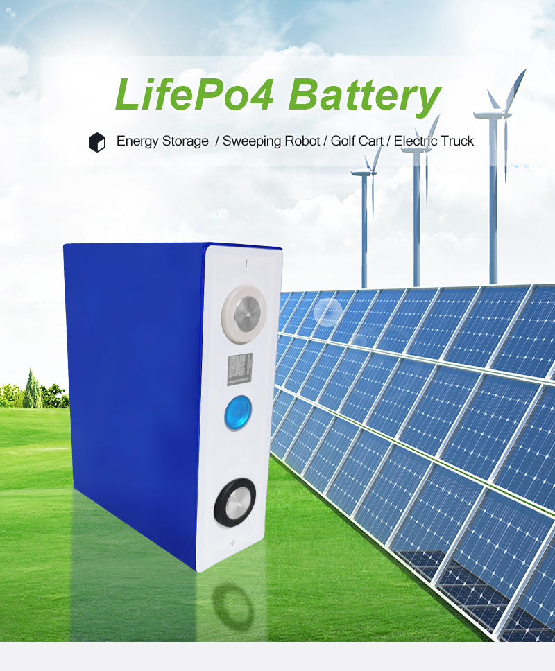 Lifepo4 3.2V 100ah Prismatic Battery Cells LF100M Lithium For Solar Storage ESS UPS