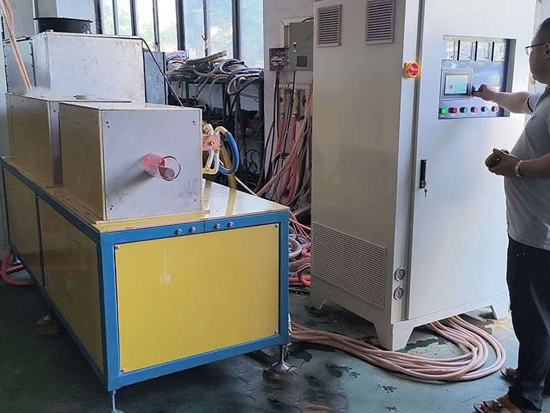 Fully Automatic Loading IGBT Induction Forging Machine In Industrial Processing