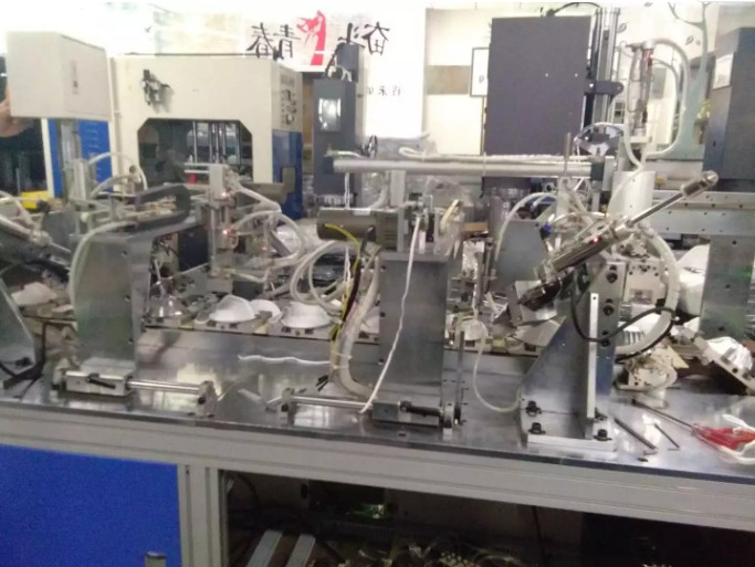 N95 cup mask Semi automatic production-line Cup Type Respirator (Mask) Production Line