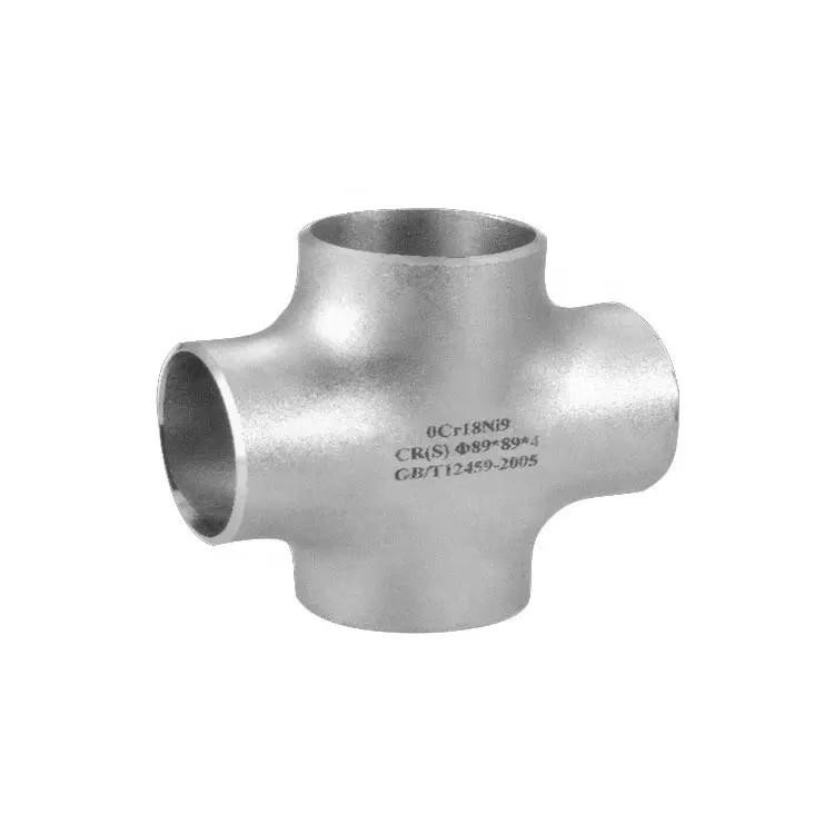Threaded Cross Pipe Fitting Package Carton Box End Connection Type Female
