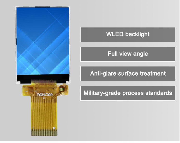 Polcd 350 Nit 16 Bit Tft Lcd Display ILI9341V 2.4 Inch Touch Screen