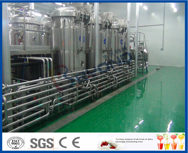 8000 - 10000BPH Functional Beverage Soft Drink Production Line With Bag Type Duplex Filter