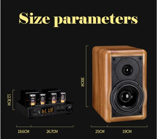 45-20khz Frequency Range Passive Bookshelf Speaker 1inch Tweeter 2 Loudspeaker Enclosures for Sales