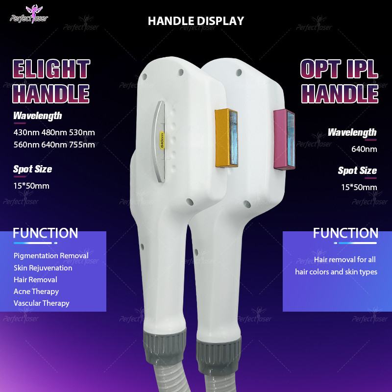 IPL Laser Freckle Removal Machine Elight 2500W 600000 Shots