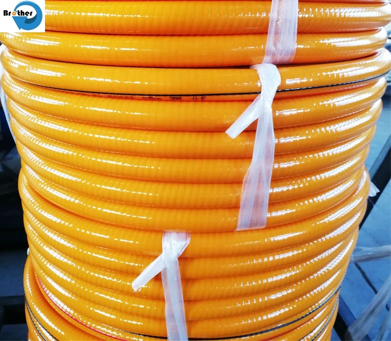 Flexible Clear PVC Spring Spiral Steel Wire Reinforced Water Fuel Suction Discharge Conduit Pipe Hose