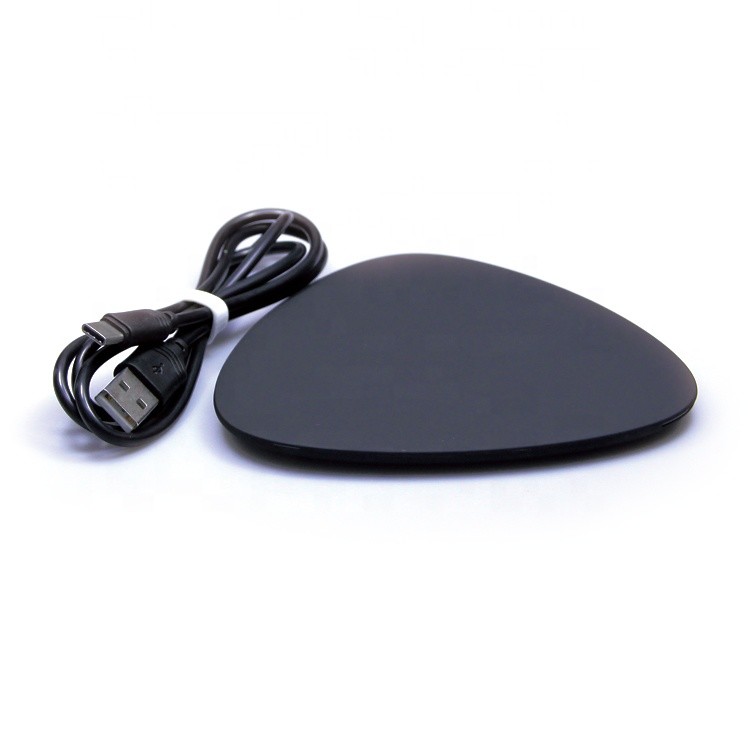 Black Ultra Slim QI Standard Wireless Charging Pad 10w
