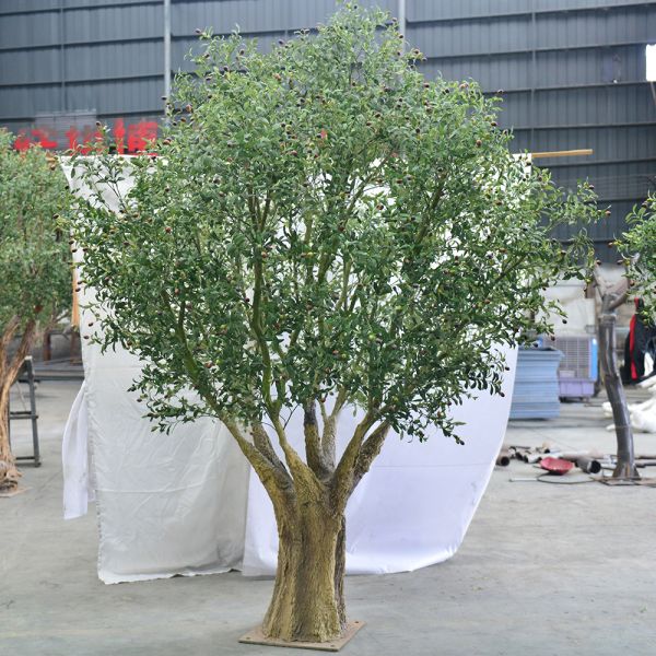2.2m-3m 8ft -10ft large Artificial Olive Tree Ornamental Trees for Indoor or Outdoor Decoration