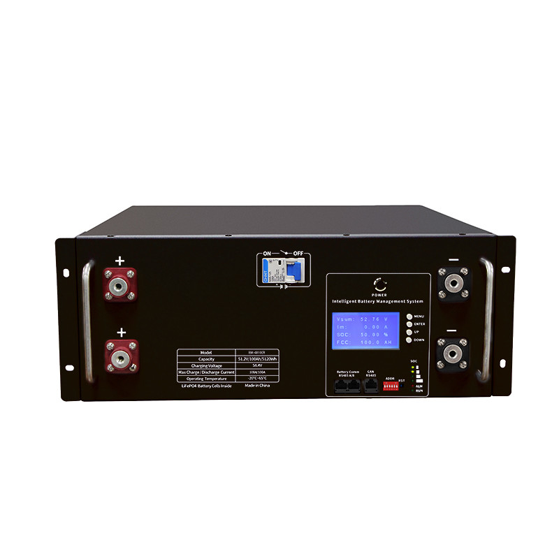 5kwh 100ah Capacity Lithium Iron Phosphate 48V Solar Battery with 100A Discharge