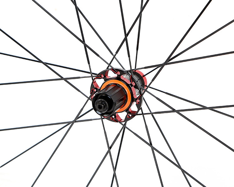 OEM Four Axle Alloy Road Bike Wheels , Aluminum Wheelset 700C Quick Release