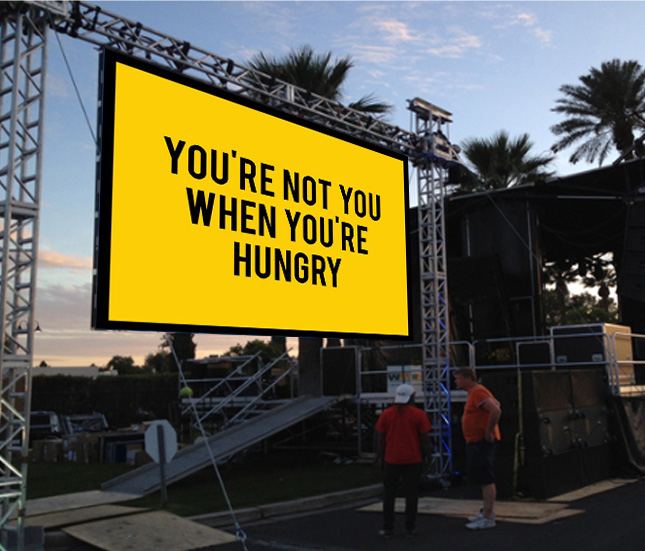 outdoor rental led display