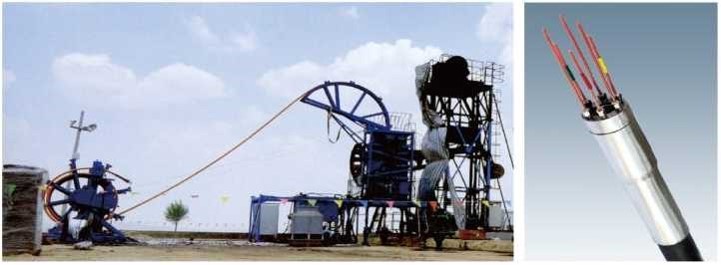 Intelligent Cable Embedded Continuous Pipe System Oil Production RTP Pipeline