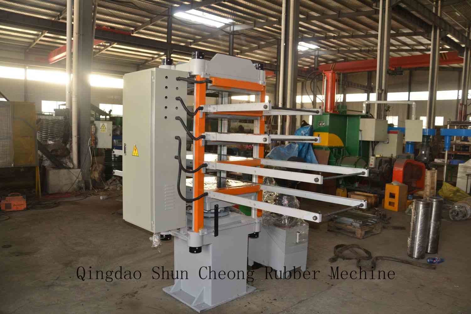 Automatic Hydraulic Rubber Floor Tiles And Floor Mat Making Machine
