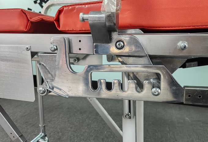 Aluminium Alloy Chair Type Ambulance Stretcher With Adjustable Back For Emergency Rescue And Rescue In Limited Space