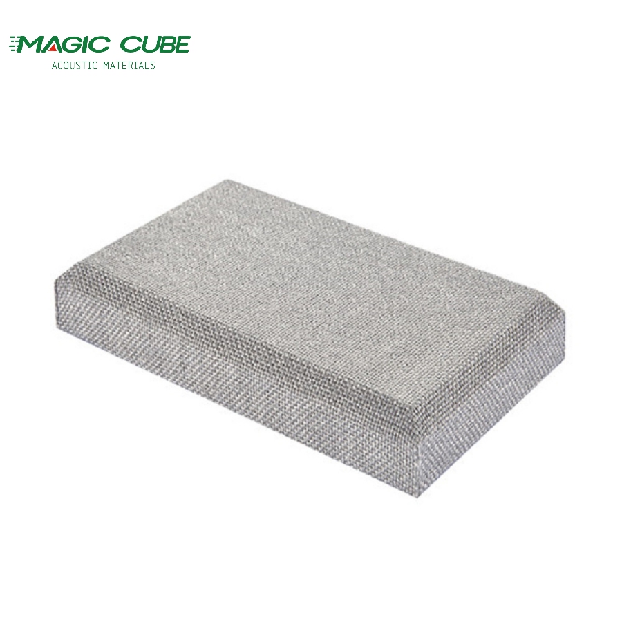 High Density Fabric Acoustic Panels Fireproof For Home Office Decoration