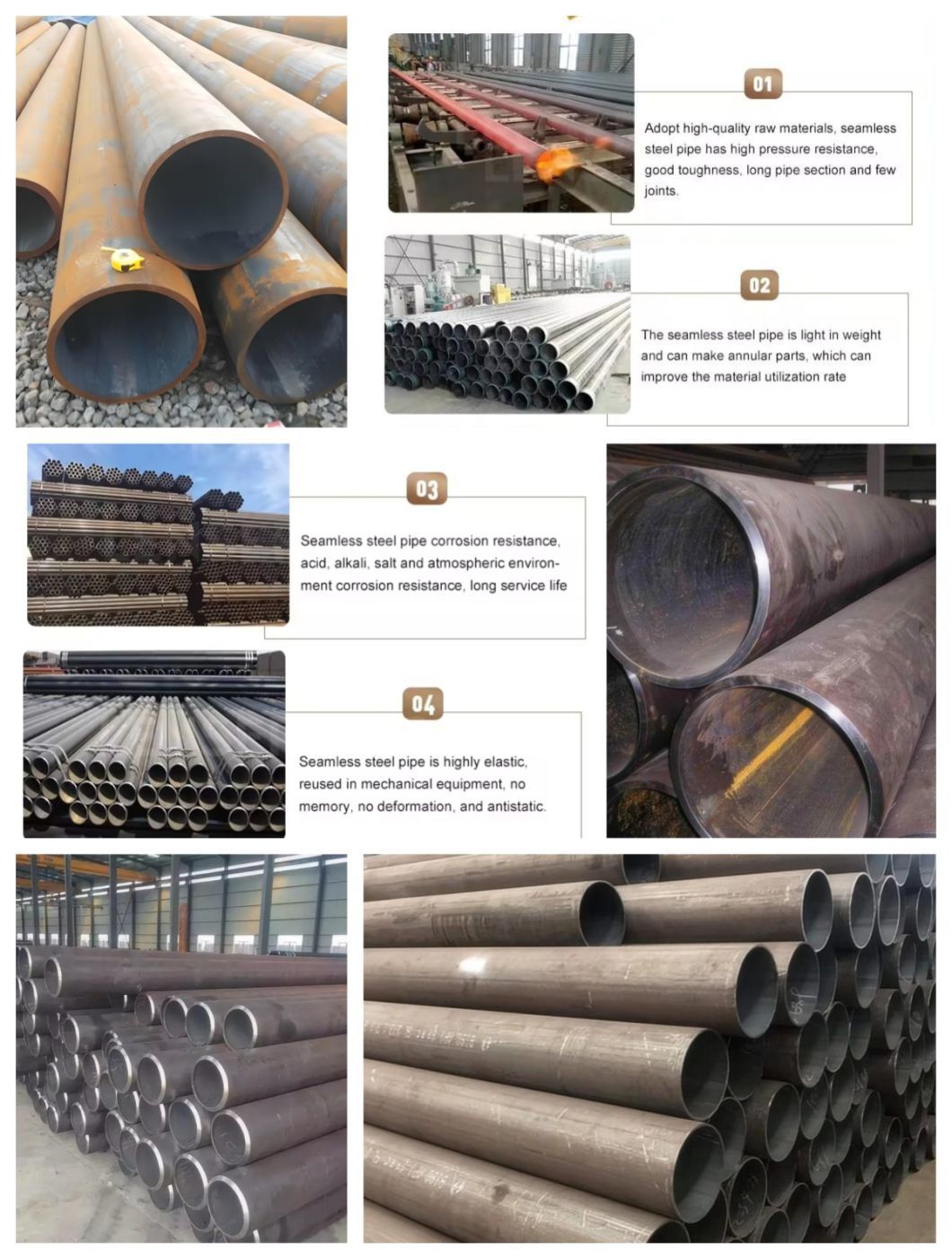 Hot Selling ASTM A53 ERW Welded Round Steel PPE Welding Mild Black Pipe Carbon Steel Pipe Manufacturer for Building Material