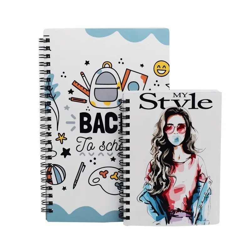 Double-Sided Printing Blank PET Sublimation Coil Notebook For Sublimation Photos Printing