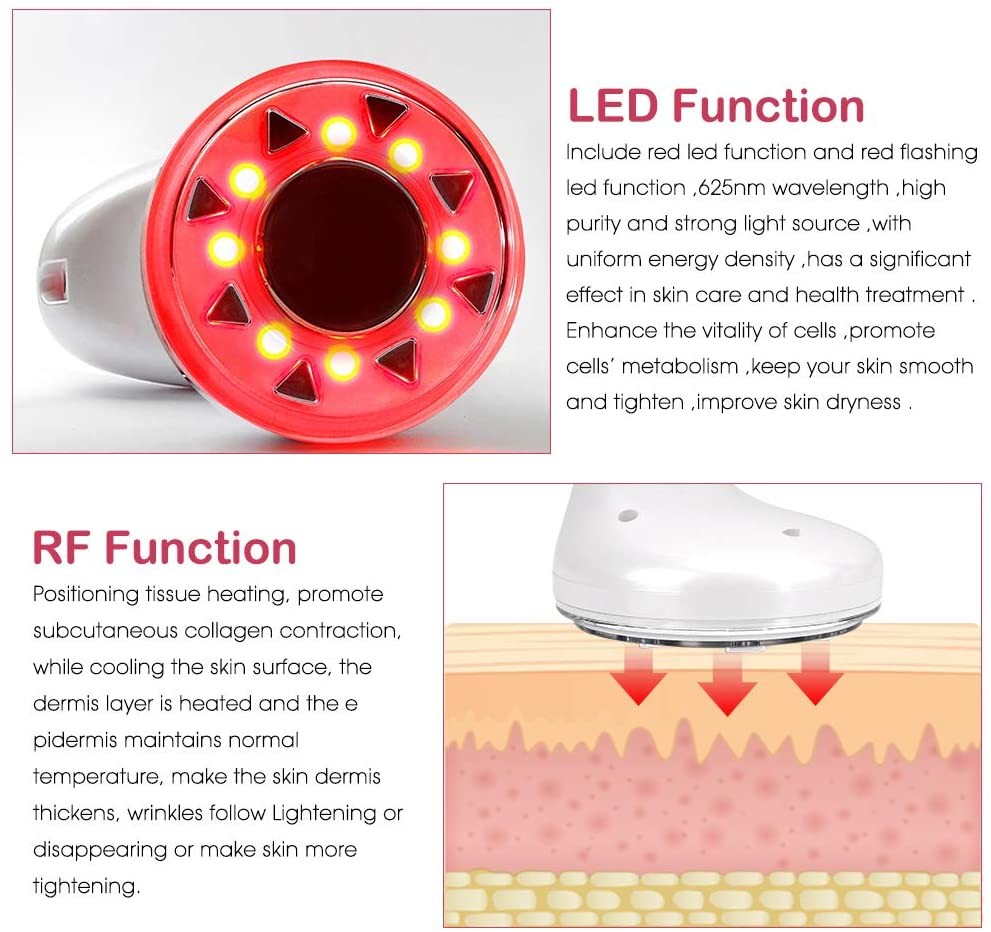 Weight Loss Rechargeable Rf Ultrasonic Cavitation Machine 625nm wavelength