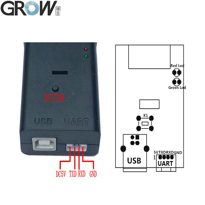 Grow GM66 1d 2D USB2.0/Uart Barcode Scanner Module