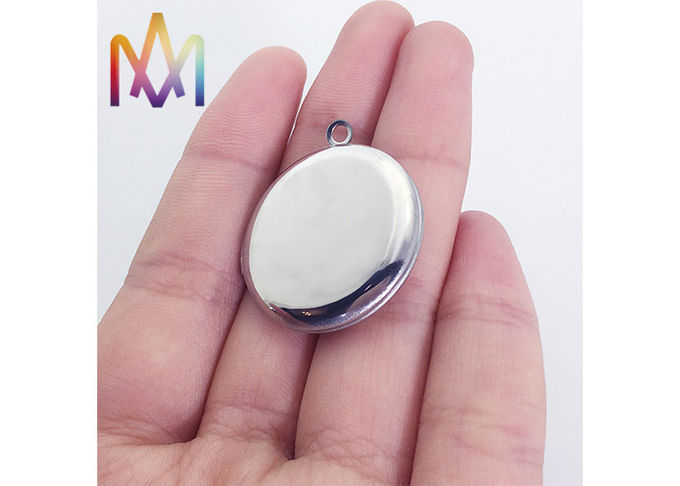 Round Locket Photo Frame Charm