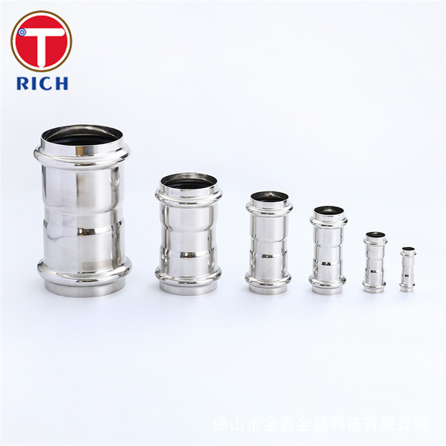 304 Stainless Steel Equal Tee CNC Machining Compression Pipe Fittings