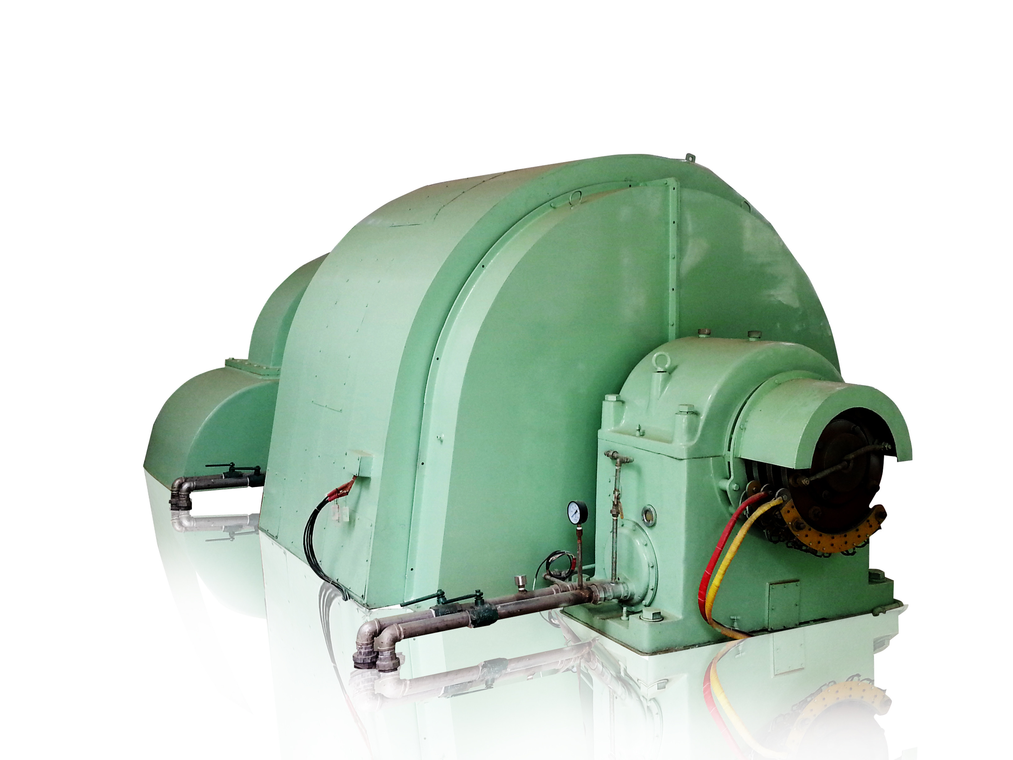 Hydro Power Pelton Water Turbine Generator 100kw Long Life Time High Efficiency