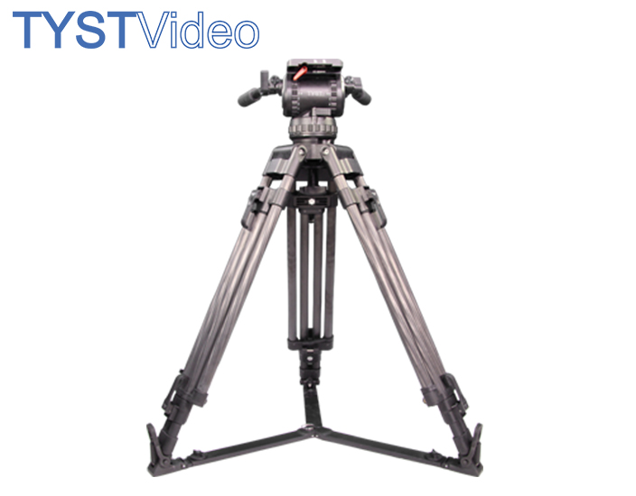 V150 TYSTVideo Carbon Fiber Tripod for Video/Movie/Film Shooting 0-15kg PTZ Bearing Range