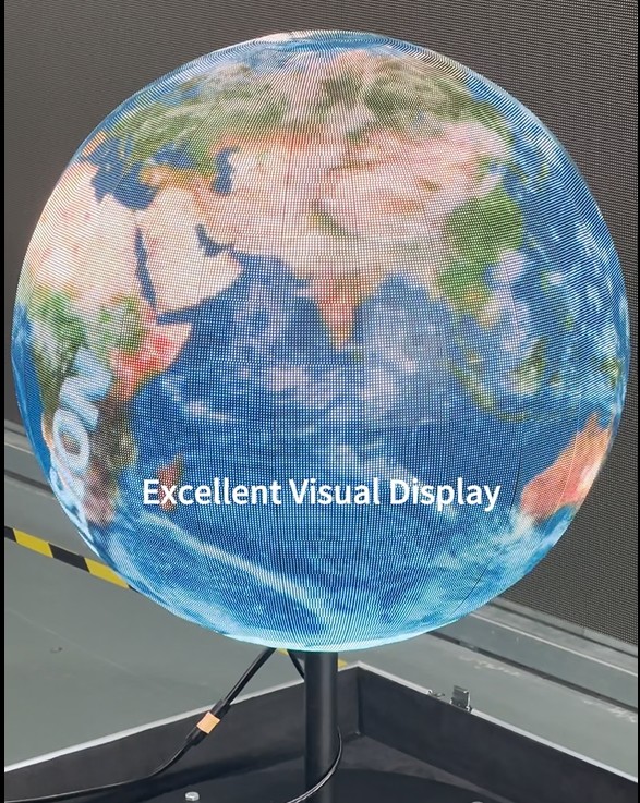 IP31 Grade Indoor Creative Led Sphere Display With SMD 1515 2121 LED Lamp