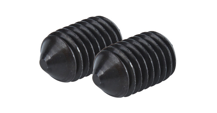 ISO4027 Class 12.9 Alloy Steel Hex Socket Drivet Cone-Point Headless Screws